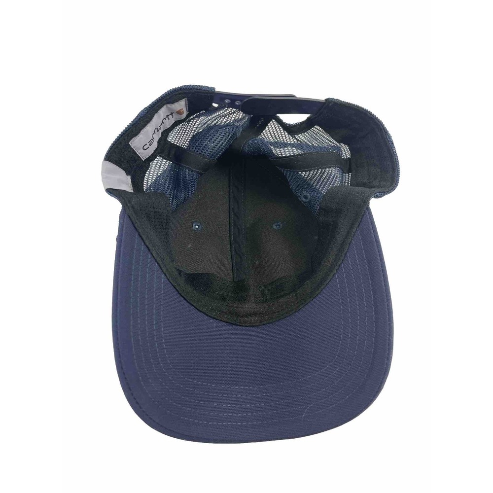 Carhartt Rugged Professional Men's Adjustable Mesh Snapback Dad Cap Hat NavyBlue - Picture 3 of 7